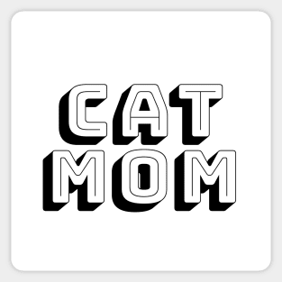 Cat mom Sticker